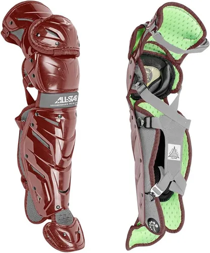 Vista 10 de All-Star Protectores de piernas de béisbol S7 Axis para jóvenes de 9 a 16 años, estándar NOCSAE, protección de nivel élite con tecnología patentada