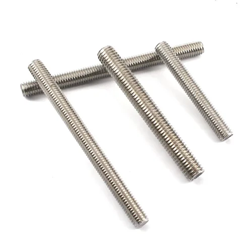 Vista 3 de 20 pernos de varilla de tornillo de acero inoxidable M8x30 completamente roscados