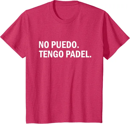 Vista 83 de Camiseta de jugador divertido No Puedo Tengo Padel Hobby