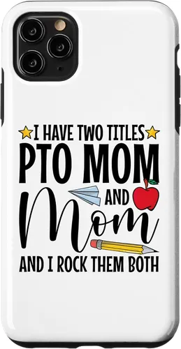 Vista 11 de iPhone 15 Parent Teacher Organization PTO Mom School Volunteer Case