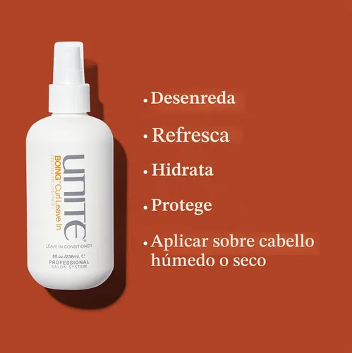 Vista 3 de UNITE Hair BOING Curl - Acondicionador sin enjuague, 8 onzas líquidas