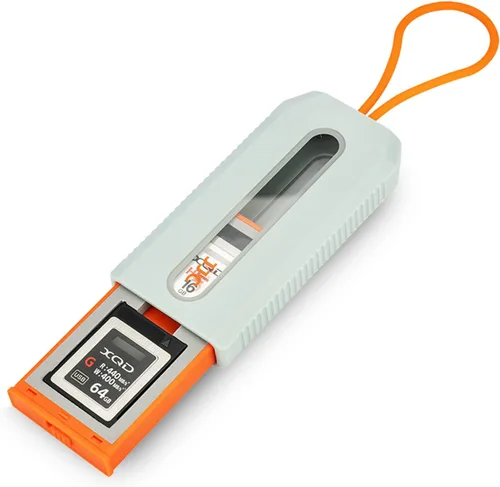 Vista 11 de Funda de tarjeta de memoria para 6 tarjetas CFexpress tipo A y 12 tarjetas Micro SD, diseño de ventana emergente y transparente, soporte
