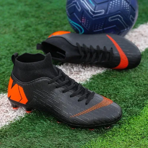 Vista 4 de WILTENA Botas de fútbol clásicas de moda unisex para mujer