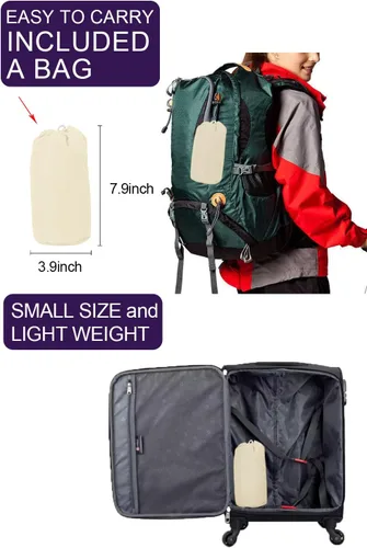 Vista 4 de Lomon - Chaqueta de mujer para la lluvia, impermeable y ligera, con capucha, para exteriores