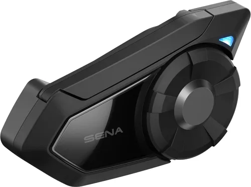 Vista 6 de Sena 30K Sistema de comunicación de auriculares Bluetooth para motocicleta con malla, altavoces HD, paquete doble