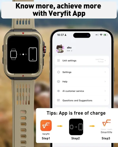 Vista 9 de VRPEFIT Reloj inteligente para hombres y mujeres (respuesta/hacer llamadas), Alexa integrado, rastreador de fitness de 1.8 pulgadas con 100 modos