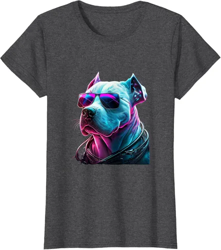 Vista 3 de Dogo Argentino Dogs Dogo Argentinos Camiseta, Negro