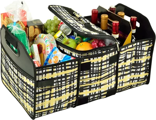 Vista 3 de Picnic at Ascot Organizador de maletero plegable original con Cooler Paris