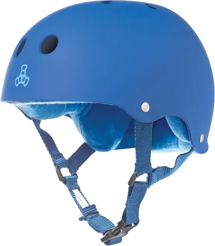 Vista 6 de Triple Ocho de goma multiimpacto patín Hardhat con forro de sudor