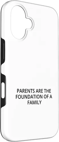 Vista 3 de iPhone 16 Parents are the foundation of a family Case