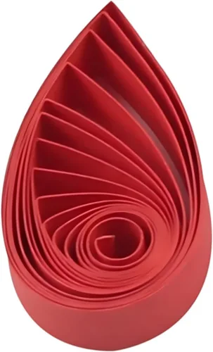 Vista 5 de Quilling Strips - Juego de tiras de papel de 0.197 in, papel de origami de estrella de color sólido, manualidades manuales, tiras de filigea de un