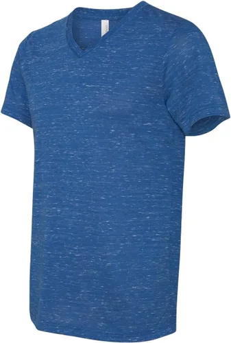 Vista 3 de Bella + Canvas - Camiseta de manga corta para hombre (cuello en V)