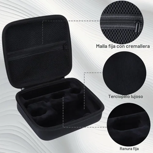 Vista 4 de Lebakort Estuche de almacenamiento compatible con estabilizador de cardán DJI Osmo Mobile 7P / 7