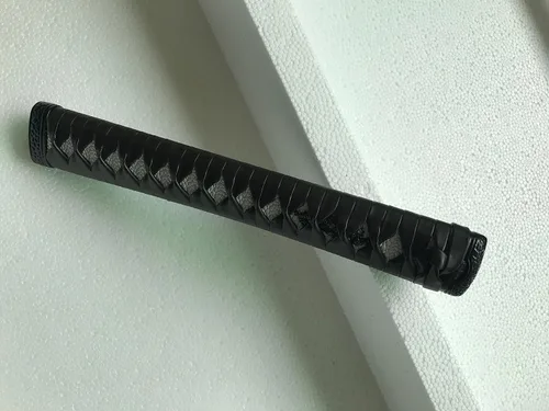 Vista 17 de Japanese Samurai Katana Sword Handle Tsuka10.2'' Alloy/Copper/Iron Fittings Real or Fake Samegawa