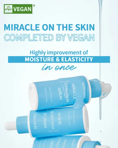Vista 2 de DEWYTREE Miracle Hyaluron Serum Suero de ácido hialurónico para la cara Hidratante facial, reparación de barrera cutánea, minimizador de poros