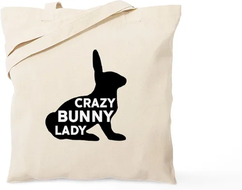 Vista 21 de CafePress Lop Eared Bunny - Bolsa de lona reutilizable beige, Caqui, S