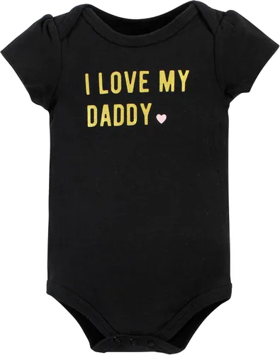 Vista 113 de Hudson Baby baby-girls Cotton Bodysuits 3-pack