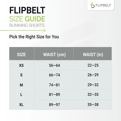 Vista 6 de FlipBelt - Pantalones cortos de running para mujer