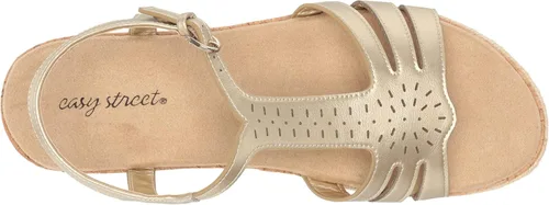 Vista 5 de Easy Street Dorinda Sandalias de cuña para mujer