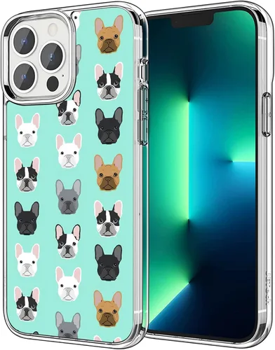 Vista 7 de Funda compatible con iPhone 13, funda protectora Kawaii Axolotl Strawberry Milk para iPhone, transparente, a prueba de golpes, delgada, suave, TPU