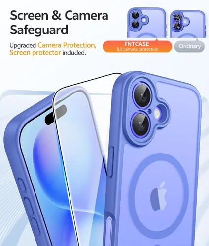 Vista 168 de FNTCASE Funda para Motorola Moto G-Stylus-5G-2025: Funda magnética translúcida mate a prueba de golpes para Moto G Stylus 2026, funda protectora