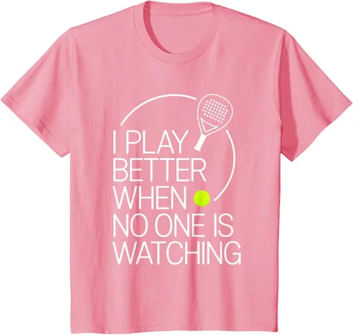 Vista 91 de Camiseta de tenis de pádel I Play Better When No One is Watching