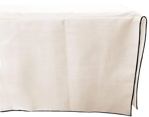 Vista 7 de Baby Doll Bedding Drake - Falda de cuna con aspecto de lino, color beige