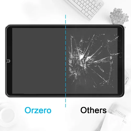 Vista 5 de Orzero Paquete de 2 protectores de pantalla de vidrio templado compatible con Lenovo Tab M8 de 3ª/2ª/1ª generación de 8 pulgadas, protector