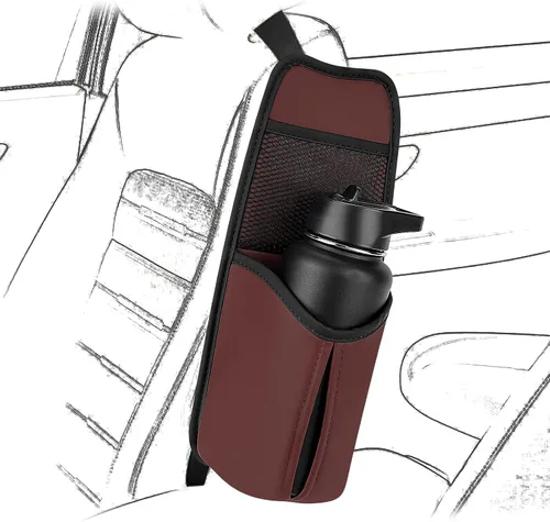 Vista 8 de Linkidea Organizador de botellas de agua laterales para asiento de Negro