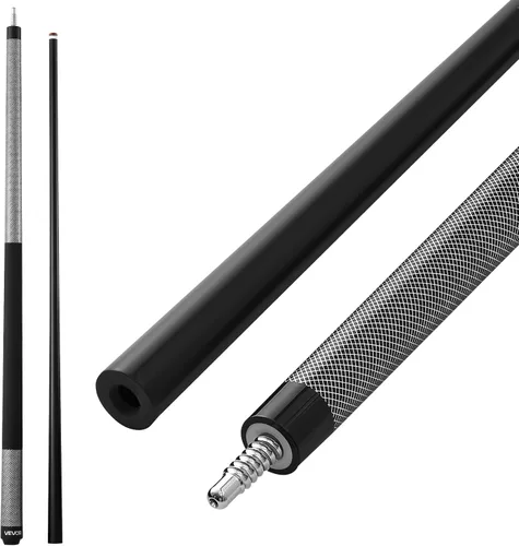 Vista 12 de VEVOR Taco de billar, palo de billar, palo de billar de 58 pulgadas con punta multicapa y anillo de conexión ABS, palos para mesa de billar