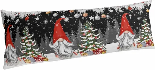 Vista 16 de Fundas de almohada de invierno con copos de nieve de tamaño estándar, 2 paquetes de fundas de almohada suaves para cama, fundas de almohada lumbar