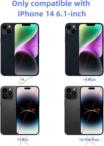 Vista 3 de Reemplazo de vidrio trasero de 14 pulgadas con placa y cable flexible y todas las piezas para iPhone 14 (azul, 6.1 pulgadas) + cinta impermeable +