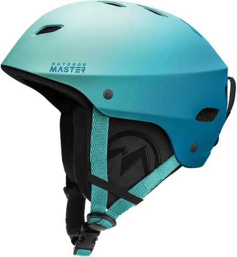 Vista 16 de OutdoorMaster Kelvin - Casco de esquí y snowboard para hombres, mujeres y jóvenes Adjustable Dial Fit Snow Helmet with ASTM Certified,14 Vents for