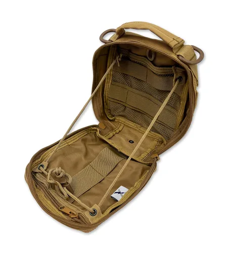 Vista 4 de Lightning X Kit de Control de Trauma/Hemorragia por Herida de Bala en Bolsa MOLLE IFAK - TAN Desert Tan