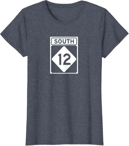 Vista 84 de Highway 12 South NC Outer Banks North Carolina Hwy - Camiseta, Negro, S
