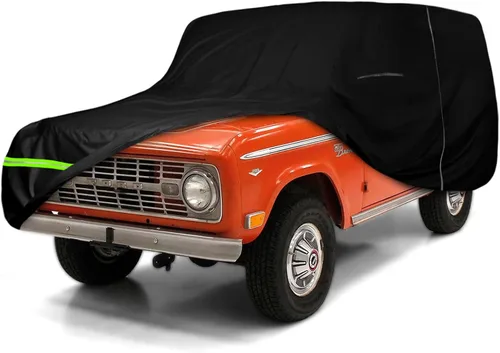 Vista 12 de Fundas impermeables para automóvil de repuesto para Ford Bronco 2021-2024 de 4 puertas, 6 capas para todo tipo de clima, cubierta de automóvil