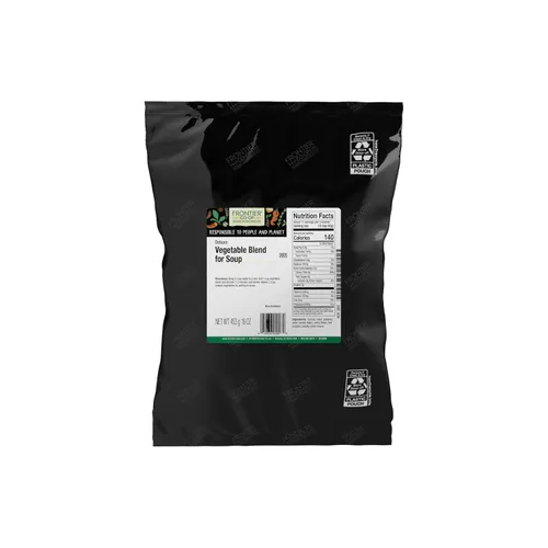 Vista 9 de Frontier Co-op Caldo en polvo con sabor vegetal, 1 libra a granel, bajo en sodio, cebolla, ajo, zanahoria, albahaca, cúrcuma, semillas de apio