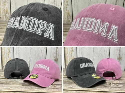 Vista 87 de Sombreros bordados para tío tía, abuelo, abuela, mamá, mini
