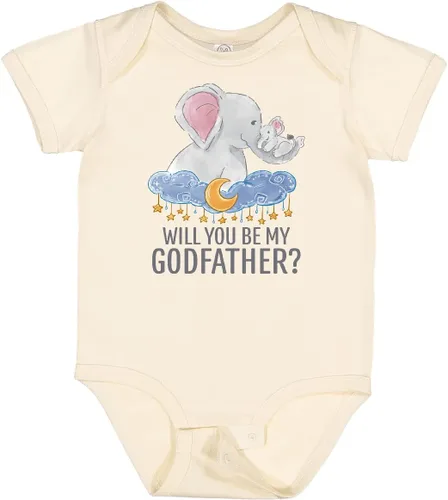 Vista 11 de inktastic Body de bebé Will You Be My Godfather