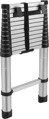 Vista 8 de RecPro Escalera telescópica RV de 12.5 pies compatible con unidades preparadas Lippert On-The-Go