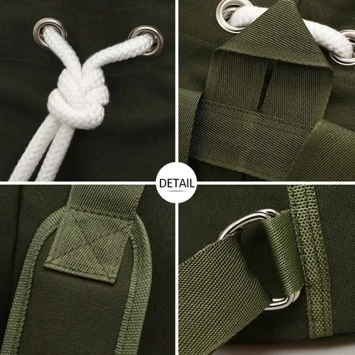 Vista 4 de LUKEO - Bolsa de gimnasio para hombre, con cordón, para deportes, baloncesto, para mujer