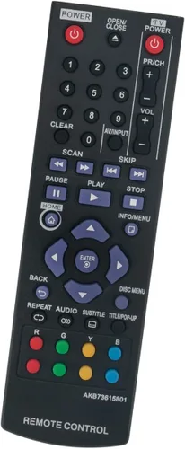 Vista 2 de AKB73615801 - Control remoto de repuesto aplicable para LG BP125 BP320 BP220 BP200 BP325W BP125 BP220N BP320N BP325 BP325N BP335WN BP125N DVD