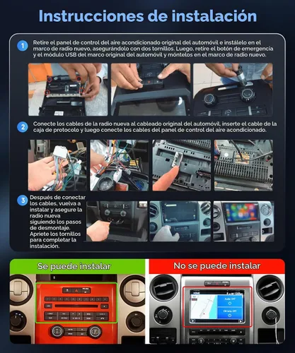 Vista 2 de Estéreo de coche Rimoody 8 Core 6G+128G Android 15 para Ford F150 F-150