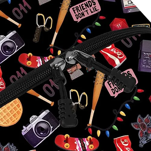 Vista 6 de RWWSSK Friends - Mochila para hombres de 17 pulgadas, bolsa de libros de gran capacidad, para adultos, viajes, senderismo, camping, mochila