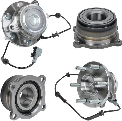 Vista 149 de Detroit Axle - Kit de suspensión delantera 4WD para Nissan Frontier Pathfinder Xterra, 2 cubos de rodamientos de ruedas, 2 brazos de control