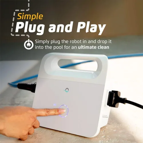 Vista 6 de Dolphin Nautilus CC Pro Wi-Fi Aspiradora Robótica Automática para Piscina, Escalada de Paredes, Cepillo Limpiador de Línea de Agua, Ideal