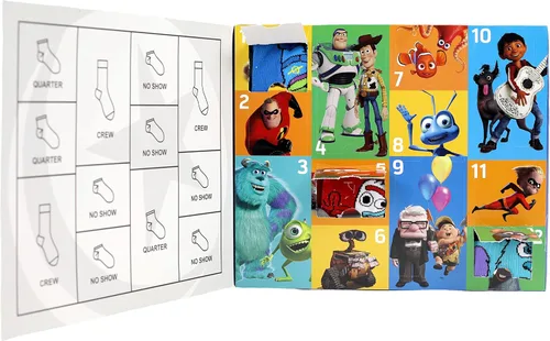 Vista 4 de Disney Caja de Adviento Pixar para niños de 12 días, Multicolor, M