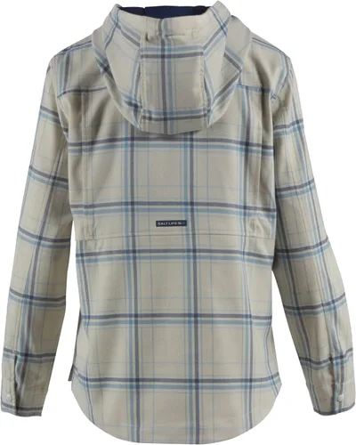 Vista 2 de Salt Life Sudadera con capucha Ahoy Lightweight Performance SLX para mujer