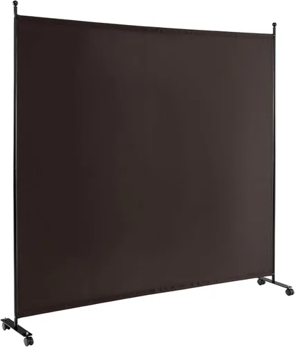 Vista 21 de Giantex Divisor de Habitación Panel Individual Grande, 73''A x 73''Al Pantalla de Privacidad con Ruedas Bloqueables, Panel Divisor de Habitación