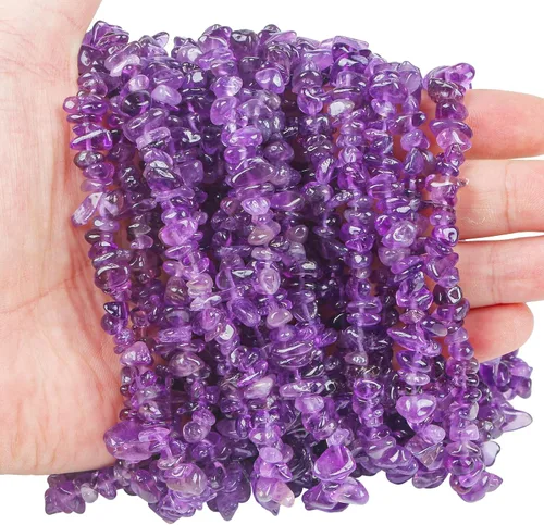 Vista 14 de Cuentas de ágata india de 0.197-0.315 in para la fabricación de joyas, cristal curativo de forma irregular, suministro de cuentas sueltas, paquete